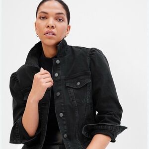 GAP Puff Sleeve Denim Jacket